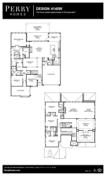 New construction Single-Family house 29711 Longleaf Grove Lane, Fulshear, TX 77441 Design 4140W- photo