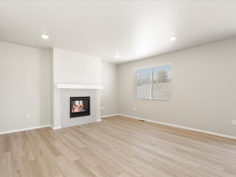 The Berthoud floorplan interior image taken at a Meritage Homes community in Northern, Colorado.