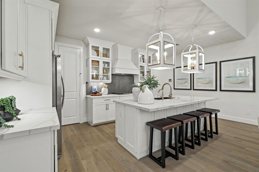 Gourmet Kitchen with designer finishes