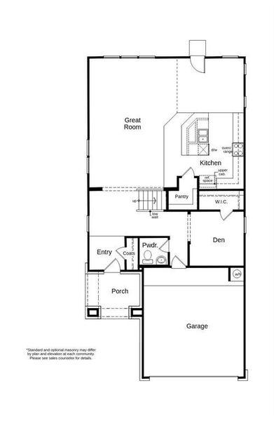 This floor plan features 4 bedrooms, 2 full baths, 1 half bath, and over 2,600 square feet of living space.