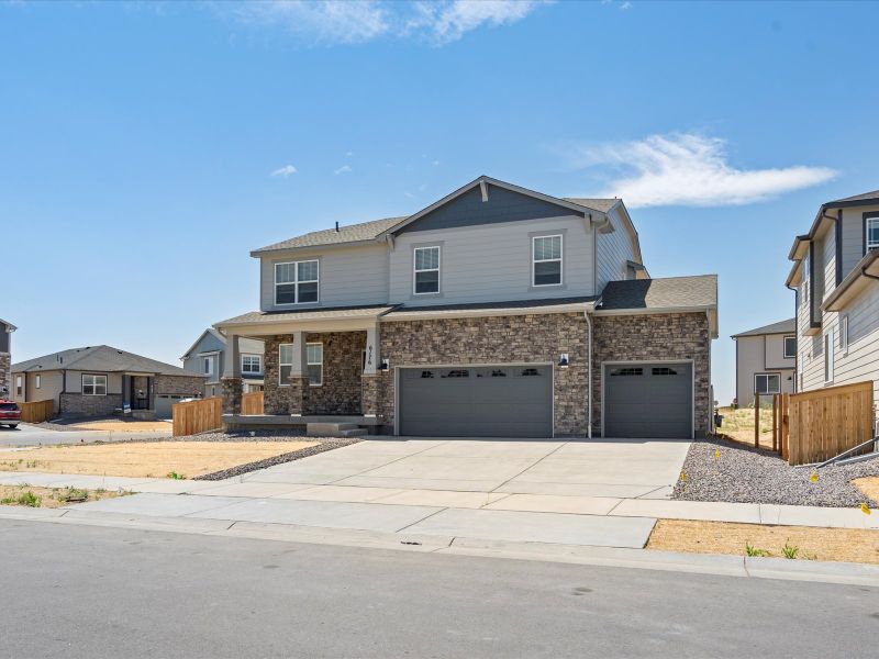 Waterton exterior image at a Meritage Homes community in Brighton, CO.