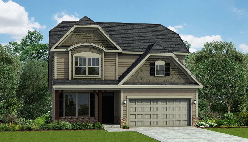 New construction Single-Family house Jordan, 3525 Bailey Lake Drive, Fuquay Varina, NC 27526 - photo