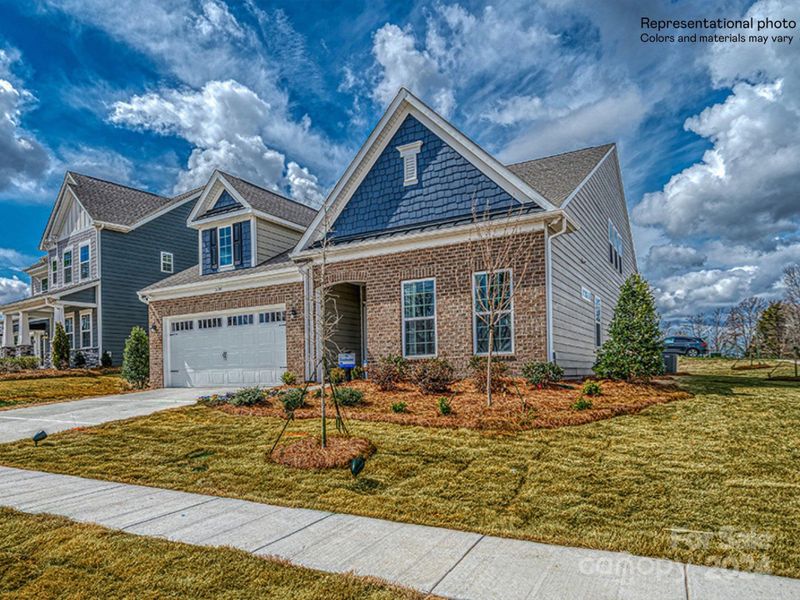 Representational Photo of the exterior elevation of the home. Color and style variances may exist between the actual home and representational photo.