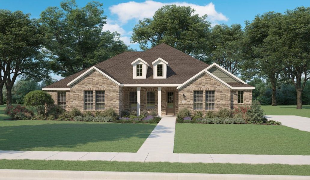 New construction Single-Family house Belmont, 120 Rancher Trail, Waxahachie, TX 75165 - photo