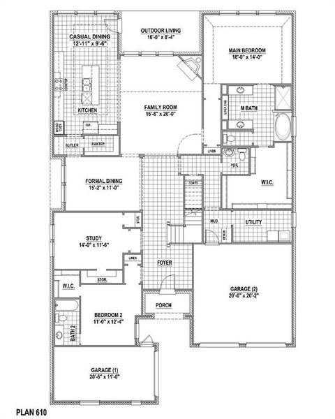 1st Level Floor Plan