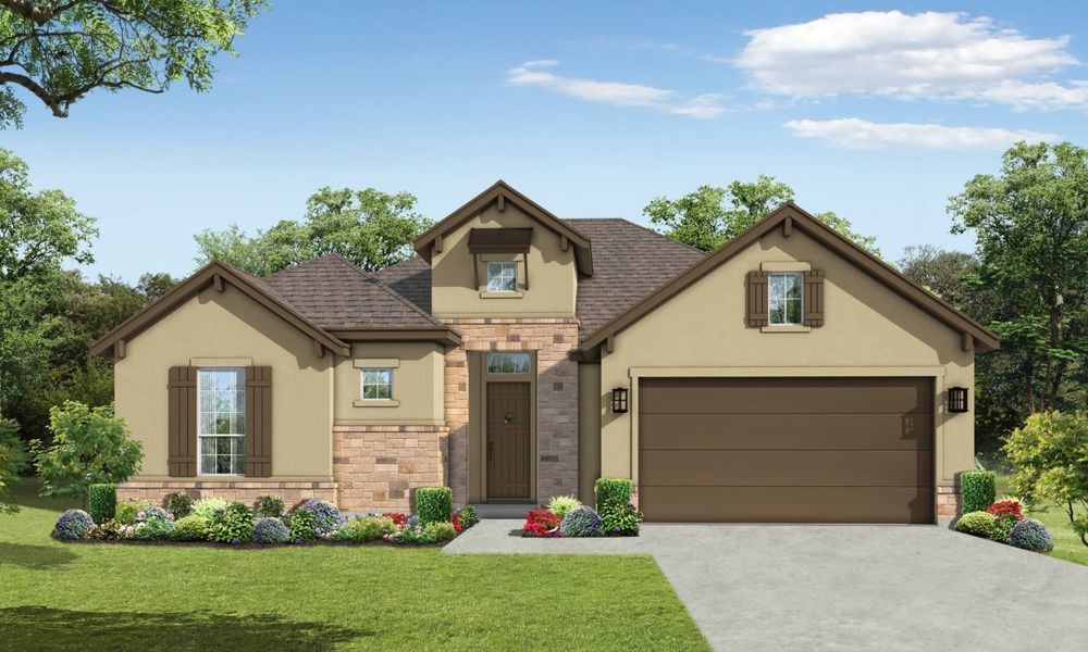 New construction Single-Family house Carrara, 23210 Inspirada, San Antonio, TX 78261 - photo