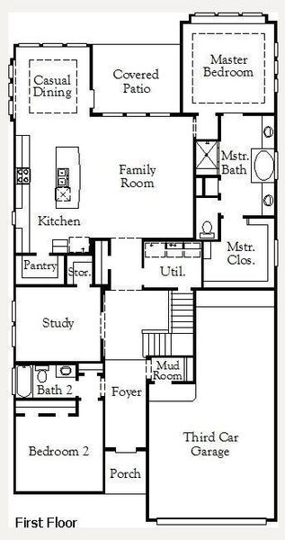 1st Floor Diagram