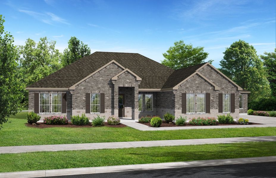 New construction Single-Family house 3369 Traditional, West Bluff Drive, Montgomery, TX 77354 - photo