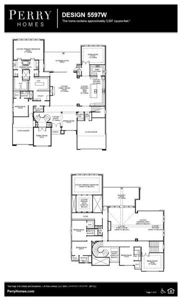 Floor Plan for 5597W