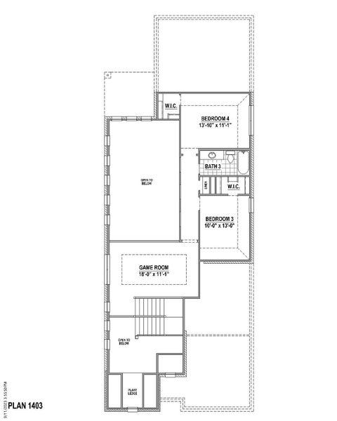 Plan 1403 2nd Floor