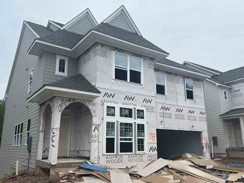 Front Exterior Construction Progress