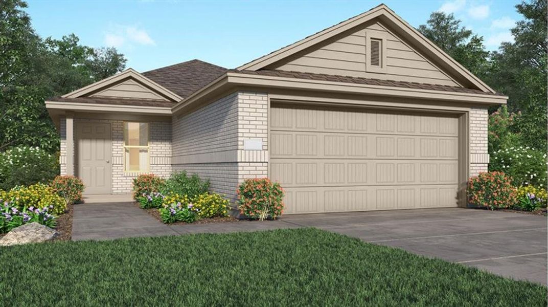 New construction Single-Family house 17153 Pinewood Branch Drive, New Caney, TX 77357 Chestnut II- photo