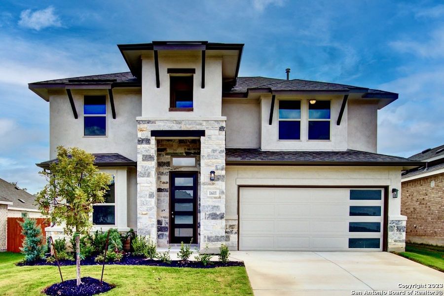 New construction Single-Family house 1611 Dirndl, New Braunfels, TX 78132 Premier Series - Rosewood- photo