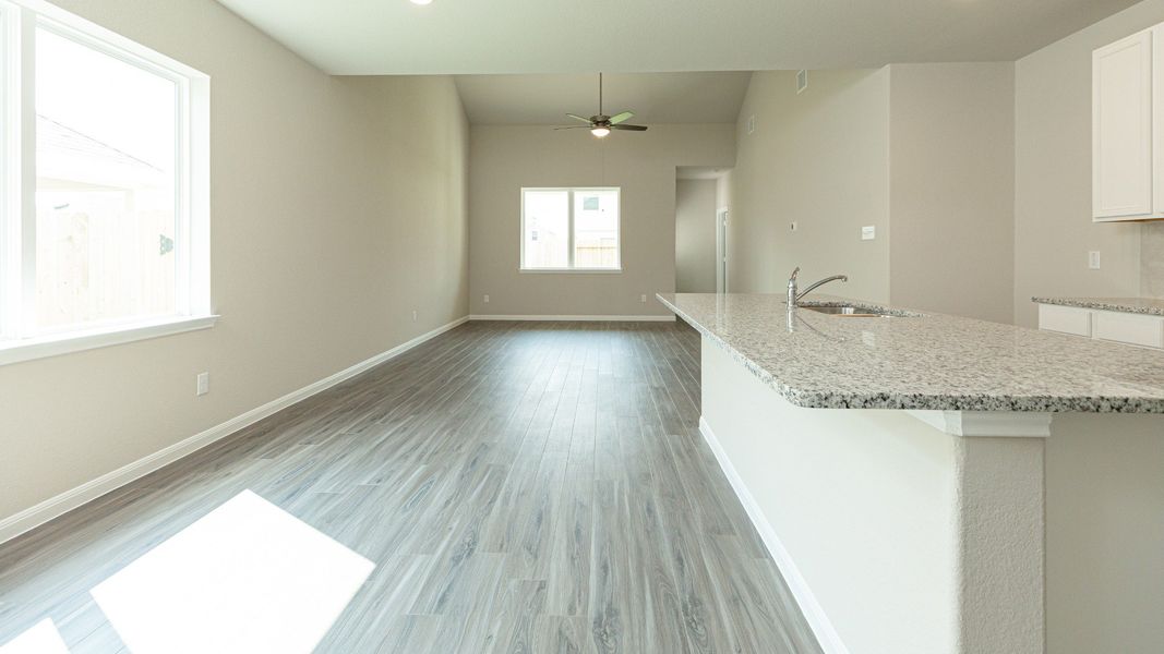 Dining Area to Family Room