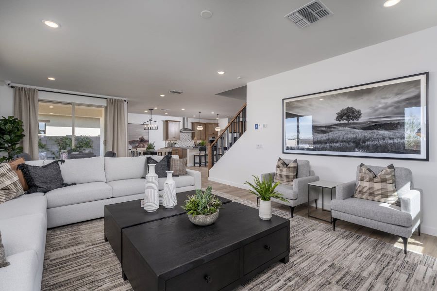 Great Room | Monument | Wildera – Valley Series | New Homes in San Tan Valley, AZ | Landsea Homes