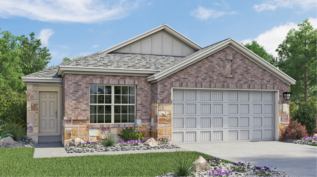 New construction Single-Family house Houghton, 159 Wolf Crest Blvd, Seguin, TX 78155 - photo