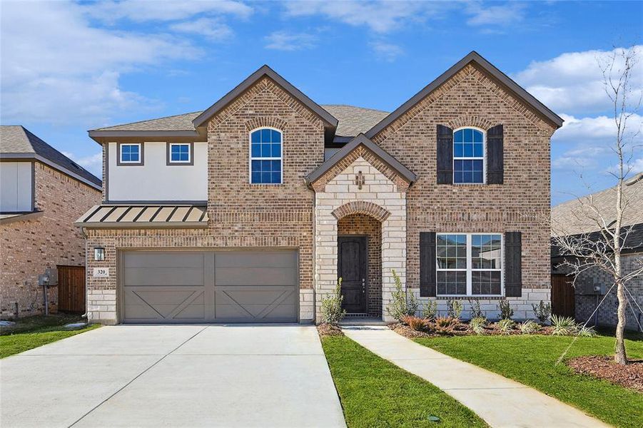 New construction Single-Family house 320 Corral Acres Way, Fort Worth, TX 76120 Premier Series - Magnolia- photo