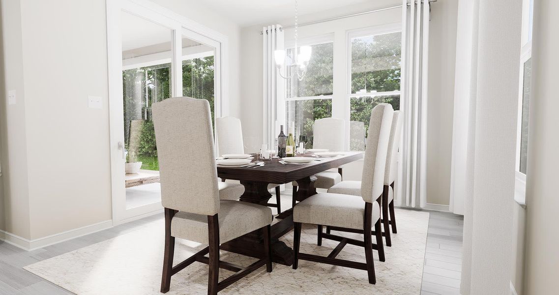 Dining Room - Lory - Inspired at Prairie Village in Brighton, Colorado by Landsea Homes