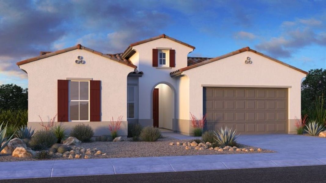 New construction Single-Family house Hillary, 17700 W Star Point Drive, Goodyear, AZ 85338 - photo