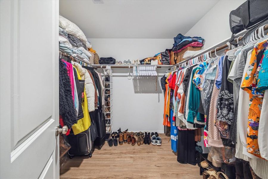 Roomy Walk-In Closet