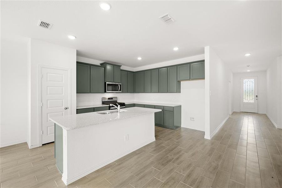 Entryway Leading to Kitchen