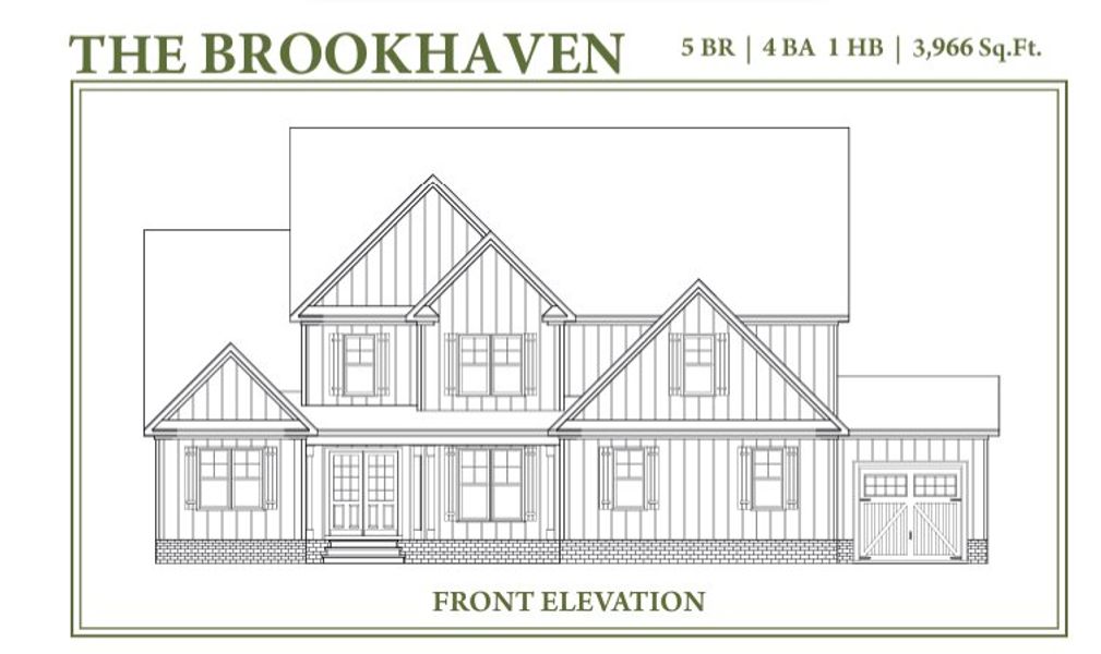 New construction Single-Family house THE BROOKHAVEN, 3434 Kildaire Farm Road, Cary, NC 27518 - photo