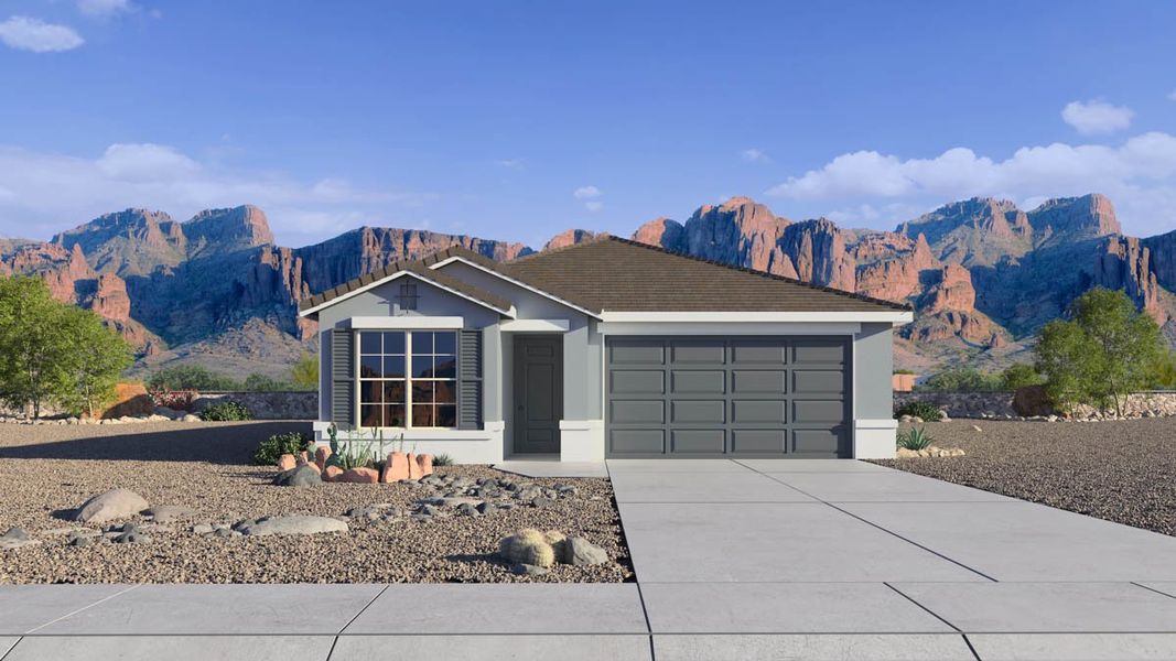 New construction Single-Family house Dove, 9416 North 178th Drive, Waddell, AZ 85355 - photo