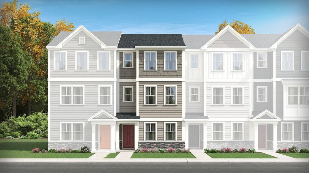 New construction Townhouse house 144 Aster Bloom Lane, Unit 488 Manteo D, Raleigh, NC 27610 - photo