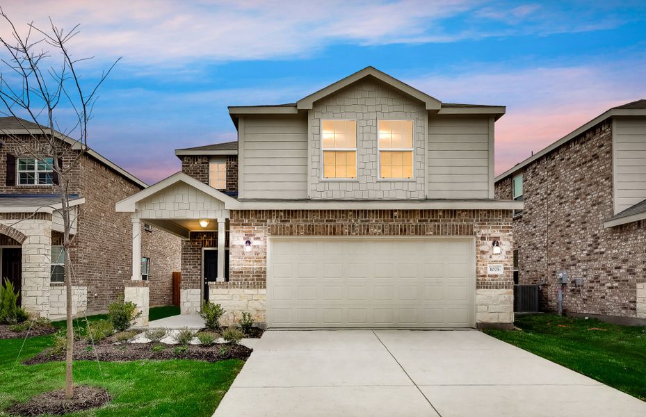 The Springfield, a 2-story new construction home showing Home Exterior Y