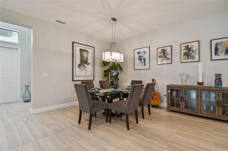 Dining room area