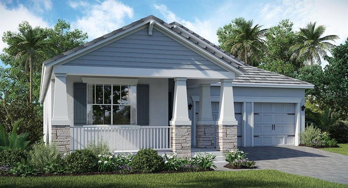 New construction Single-Family house 11901 Language Way, Orlando, FL 32832 Eastham II- photo