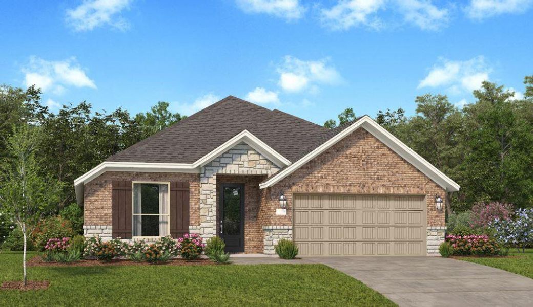 New construction Single-Family house 8217 Boundary Waters Drive, Porter Heights, TX 77365 Chrysanthemum- photo