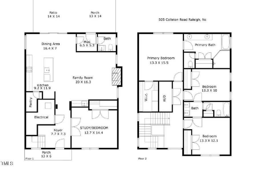 floor plan mls