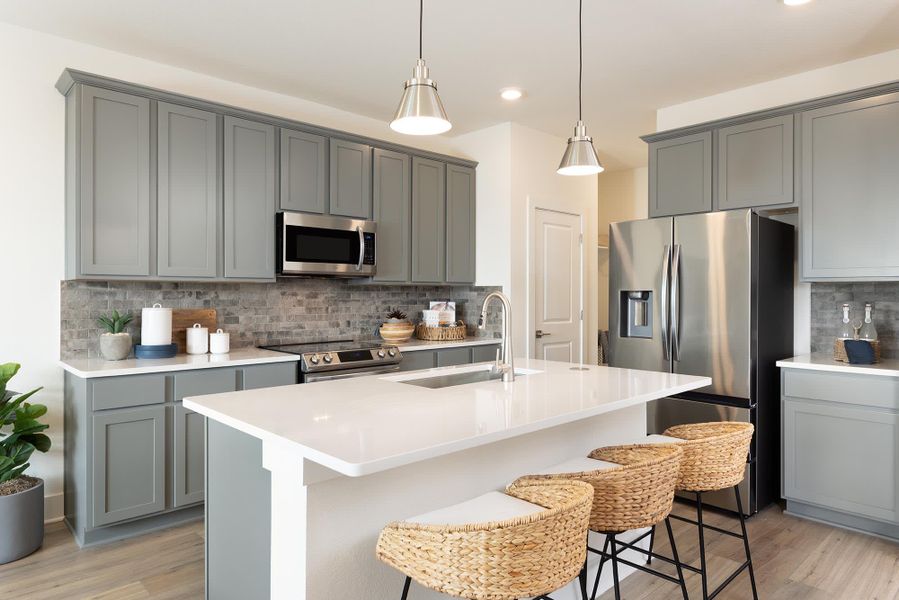 Kitchen | Ellie at Avery Centre in Round Rock, TX by Landsea Homes