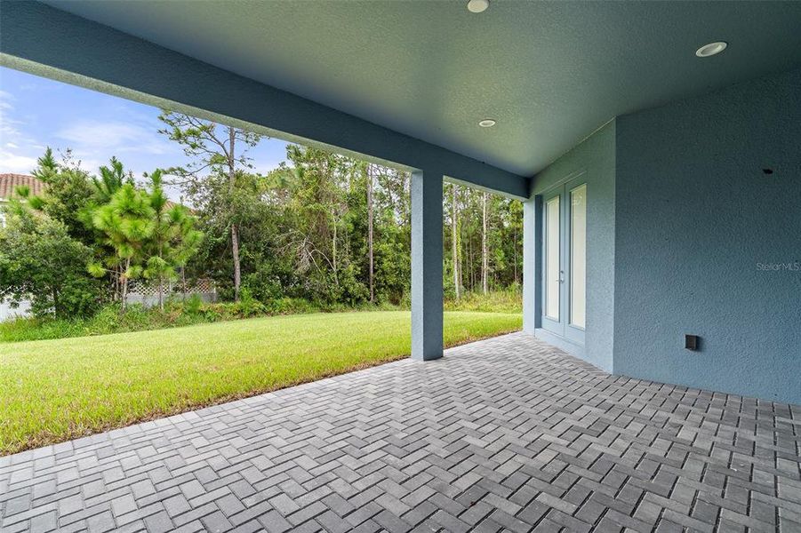 large covered porch