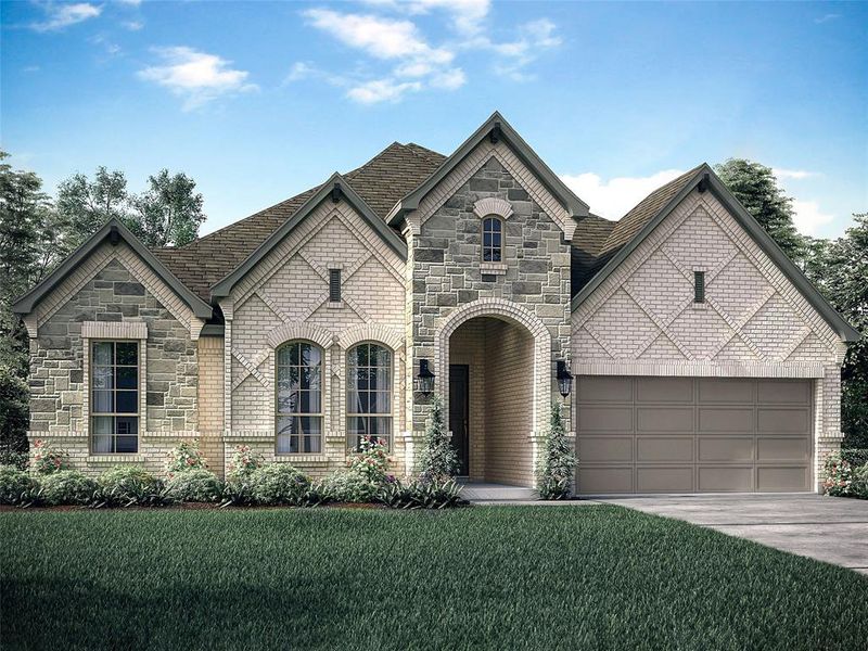 New construction Single-Family house 837 Deleon Drive, Midlothian, TX 76065 Concord - Front Entry- photo