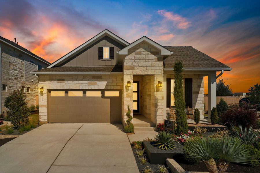 New construction Single-Family house Lanport, 4637 College Square Drive, Round Rock, TX 78665 - photo
