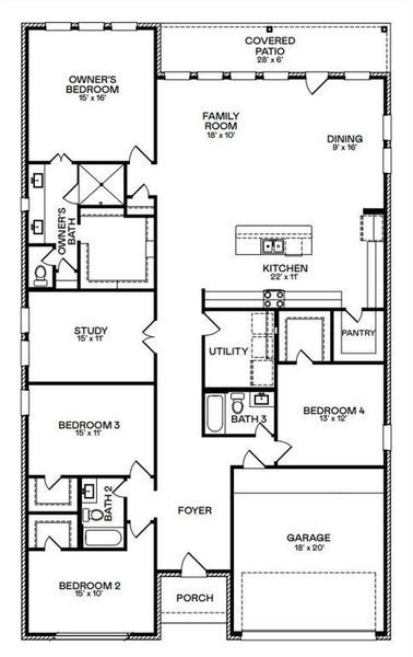 New construction Single-Family house 2307 Lily Cove Court, Rosenberg, TX 77469 Melrose II- photo