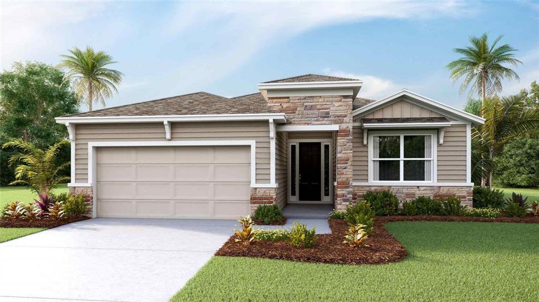 New construction Single-Family house 273 Bright Ibis Avenue, Apollo Beach, FL 33572 Laurel- photo
