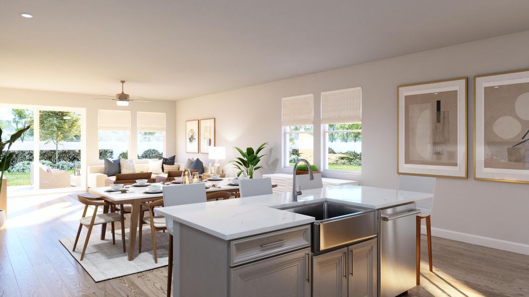 Kitchen | Sabal at Harrell Oaks in Orlando, FL by Landsea Homes