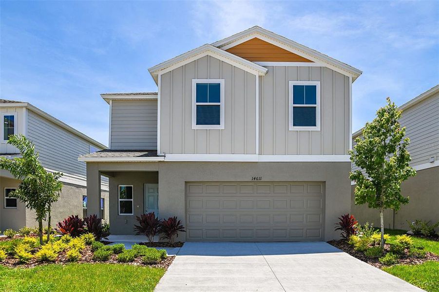 New construction Single-Family house 11415 Brook Edge Avenue, Riverview, FL 33569 Azure- photo