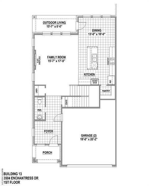 1st Level Floor plan