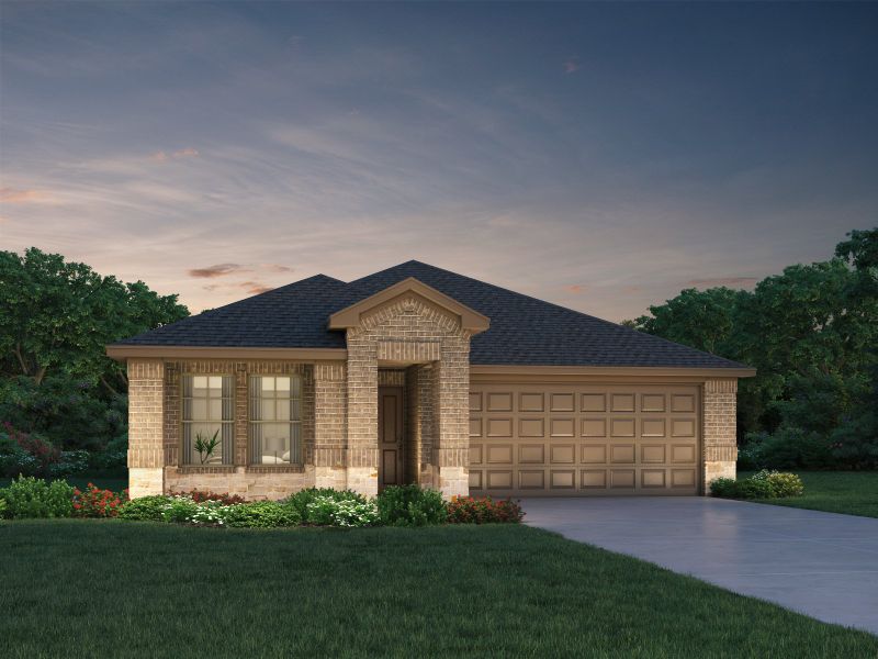 New construction Single-Family house 14127 Greystone Terrace Street, Magnolia, TX 77354 The Briscoe (820)- photo