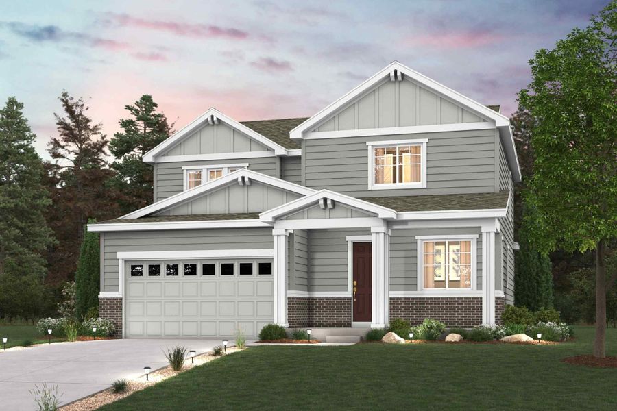 Avon Plan Elevation C at Prairie Song in Windsor, CO by Century Communities