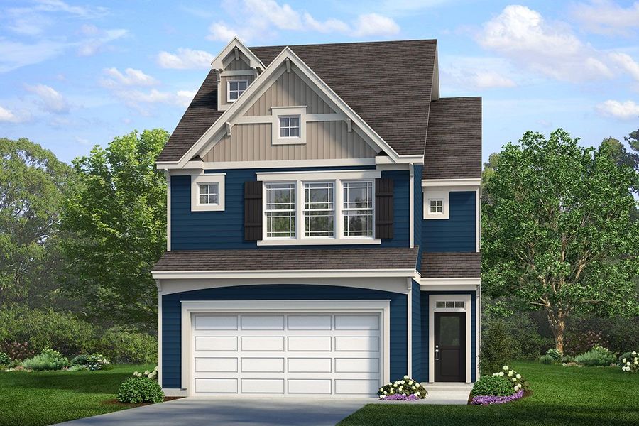 New construction Townhouse house The Pamlico, 204 Kavanaugh Road, Wake Forest, NC 27587 - photo