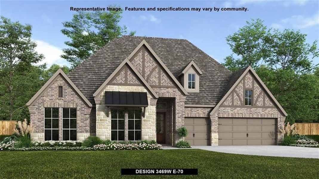 New construction Single-Family house 12102 Grassy Bend Drive, Mont Belvieu, TX 77523 Design 3469W- photo