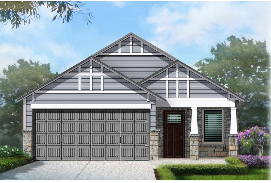 New construction Single-Family house Clover, 7535 Cypress Pin Oak Drive, Cypress, TX 77433 - photo