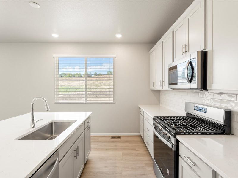 The Berthoud floorplan interior image taken at a Meritage Homes community in Northern, Colorado.