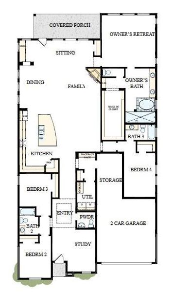 The success of a floor plan is the way you can move through it…You’ll be amazed at how well this home lives…We call it traffic patterns.