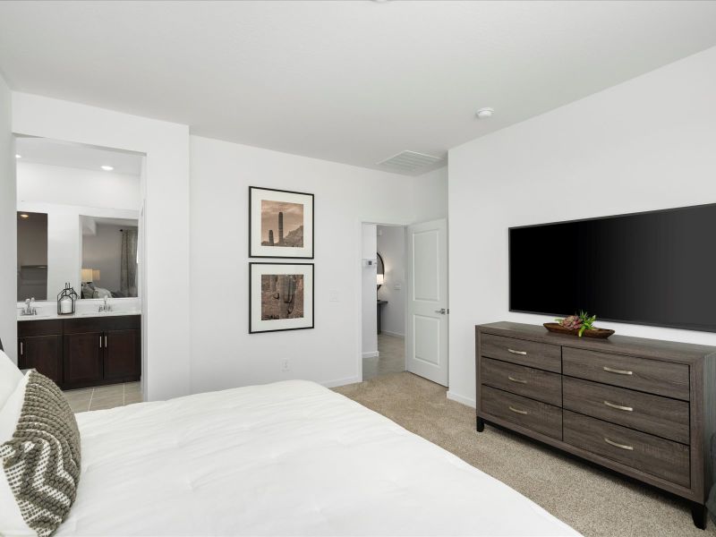 Bedroom in Cedar Floorplan at Silva Farms